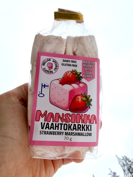 Mansikkavaahtokarkki